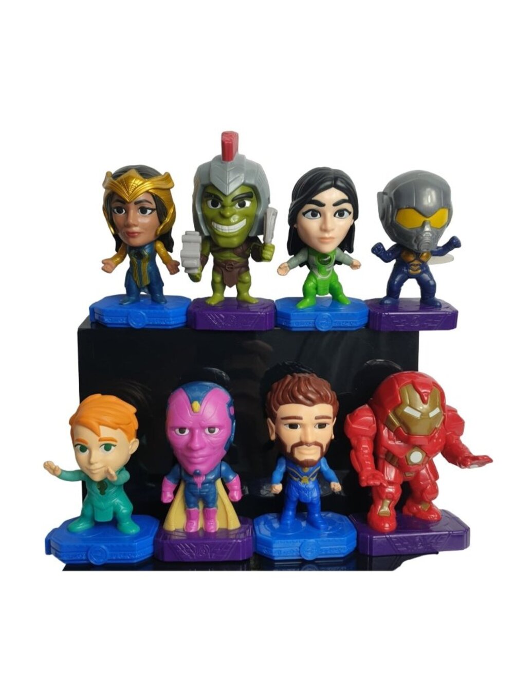 Marvel Avengers McDonalds Eternals Figures Toys Bundle 8-ps Set Lot